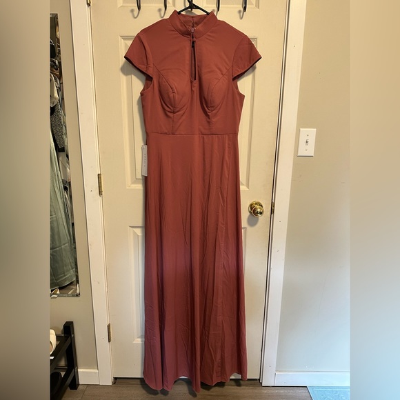 NWT AZAZIE DRESS IN DESERT ROSE - Picture 2 of 11